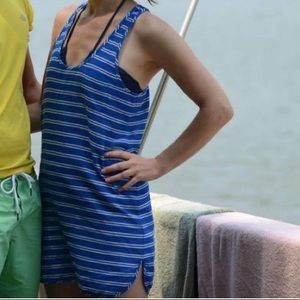 J. Crew Striped Cotton Coverup